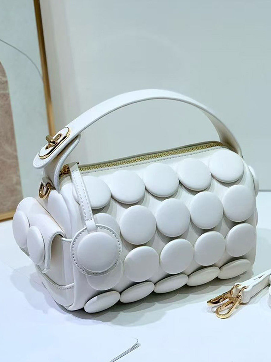 Rhea Button Cylinder Bag