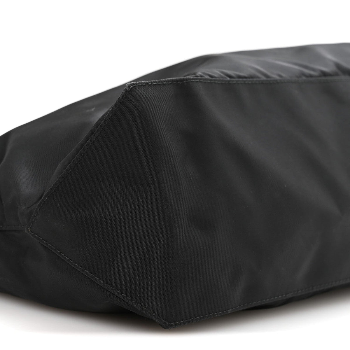 Nylon Vela East West Shopper Tote Black
