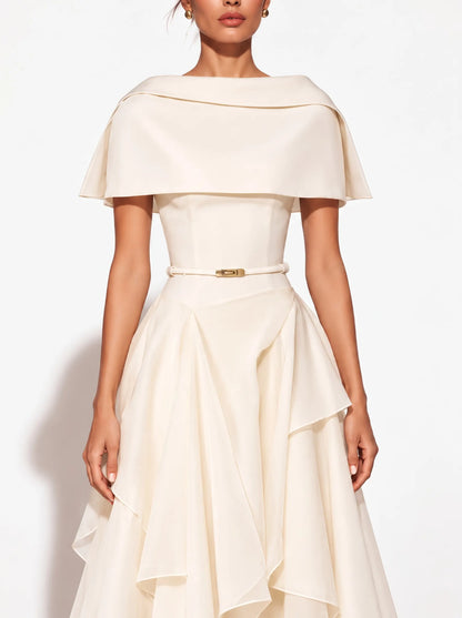 Elodie Asymmetrical Hem Midi Dress