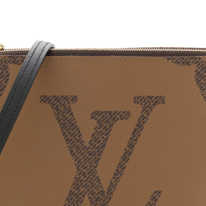 Reverse Monogram Giant Double Zip Pochette