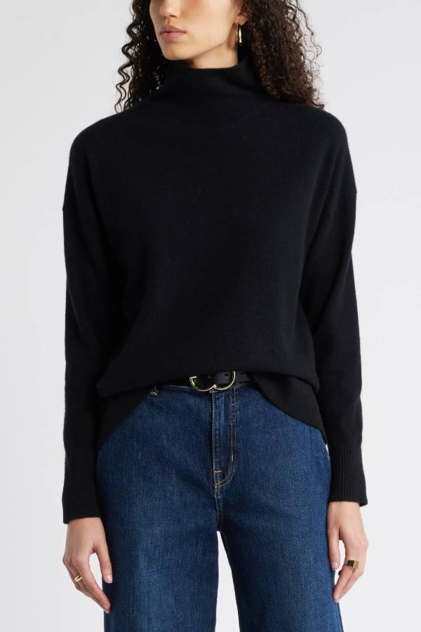 Oversize Cashmere Turtleneck Sweater