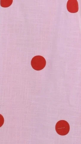 Marcel Maxi Dress - Pink/Red Polka