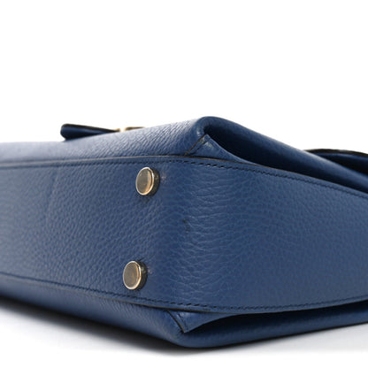 Dollar Calfskin Interlocking G Top Handle Shoulder Bag Caspian
