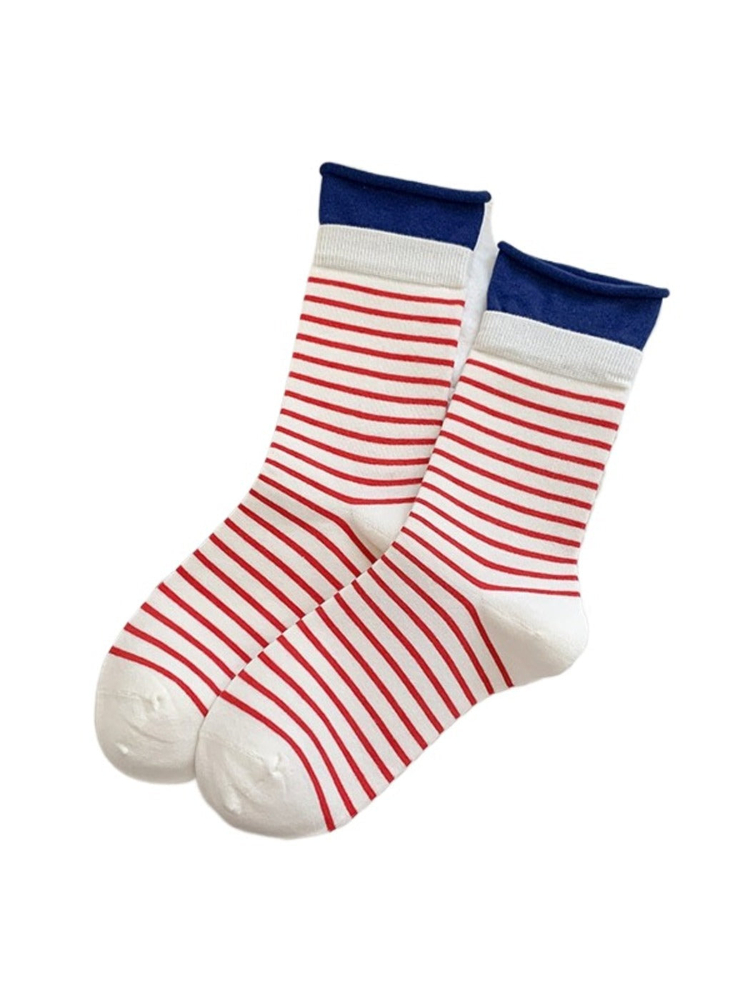 Rufia - Stripe Color-Block Mid-Calf Capsule Socks