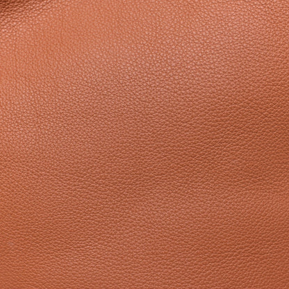 Grained Calfskin Low Key Hobo MM Cognac
