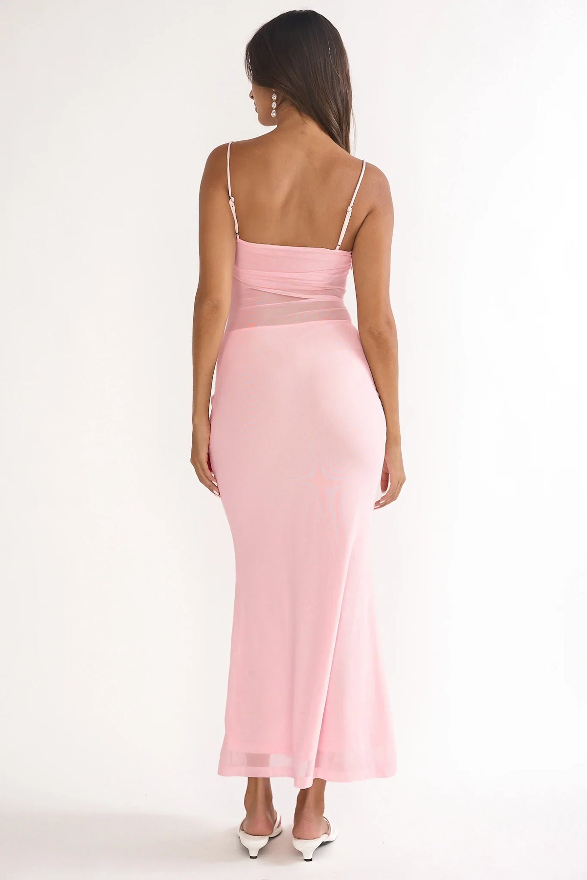 Stara Knot Accent Maxi Dress Blush