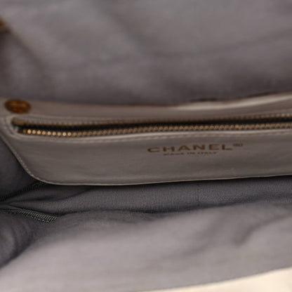 Lambskin Small Simply Flap White