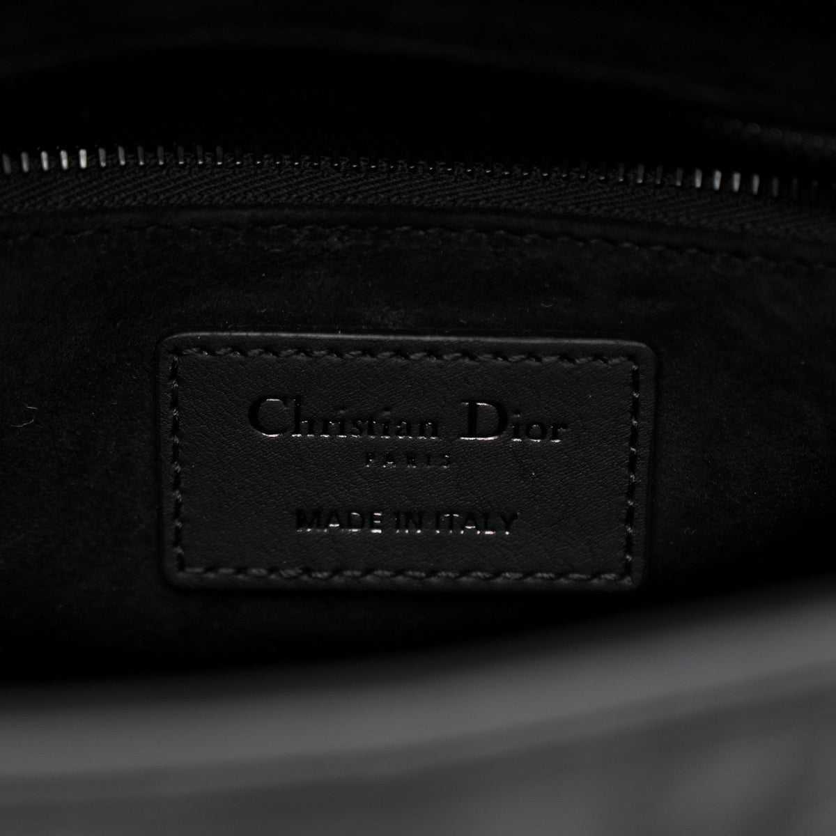 Ultra Matte Calfskin Cannage Small My ABCDior Lady Dior Black