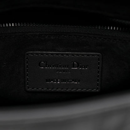 Ultra Matte Calfskin Cannage Small My ABCDior Lady Dior Black