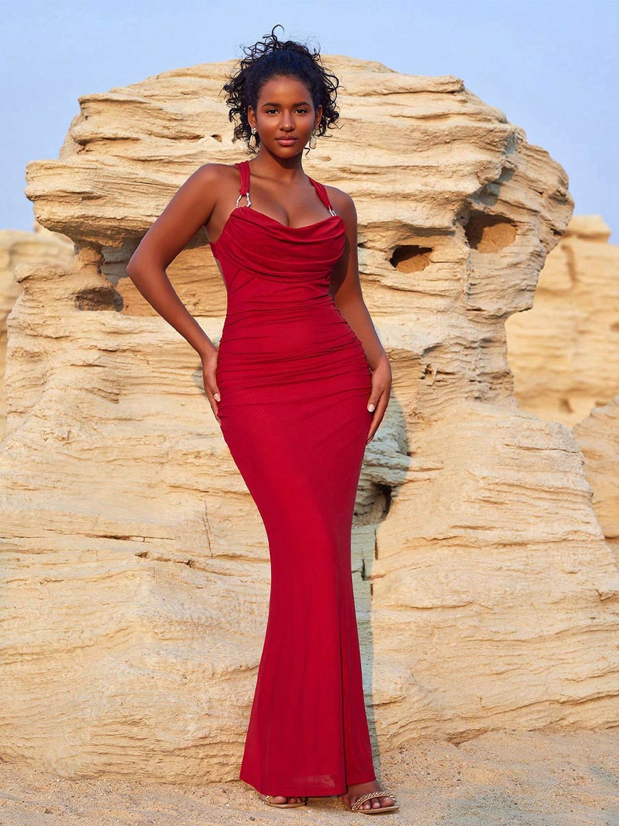 Siena Maxi Dress In Red