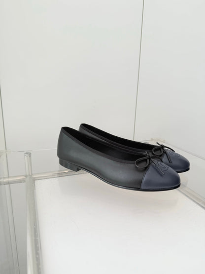 ballet flats black lambskin 566817
