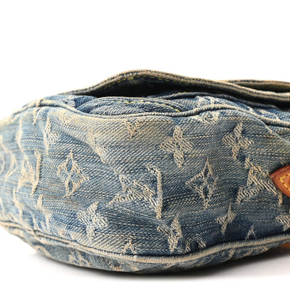 Denim Camera Bag Blue