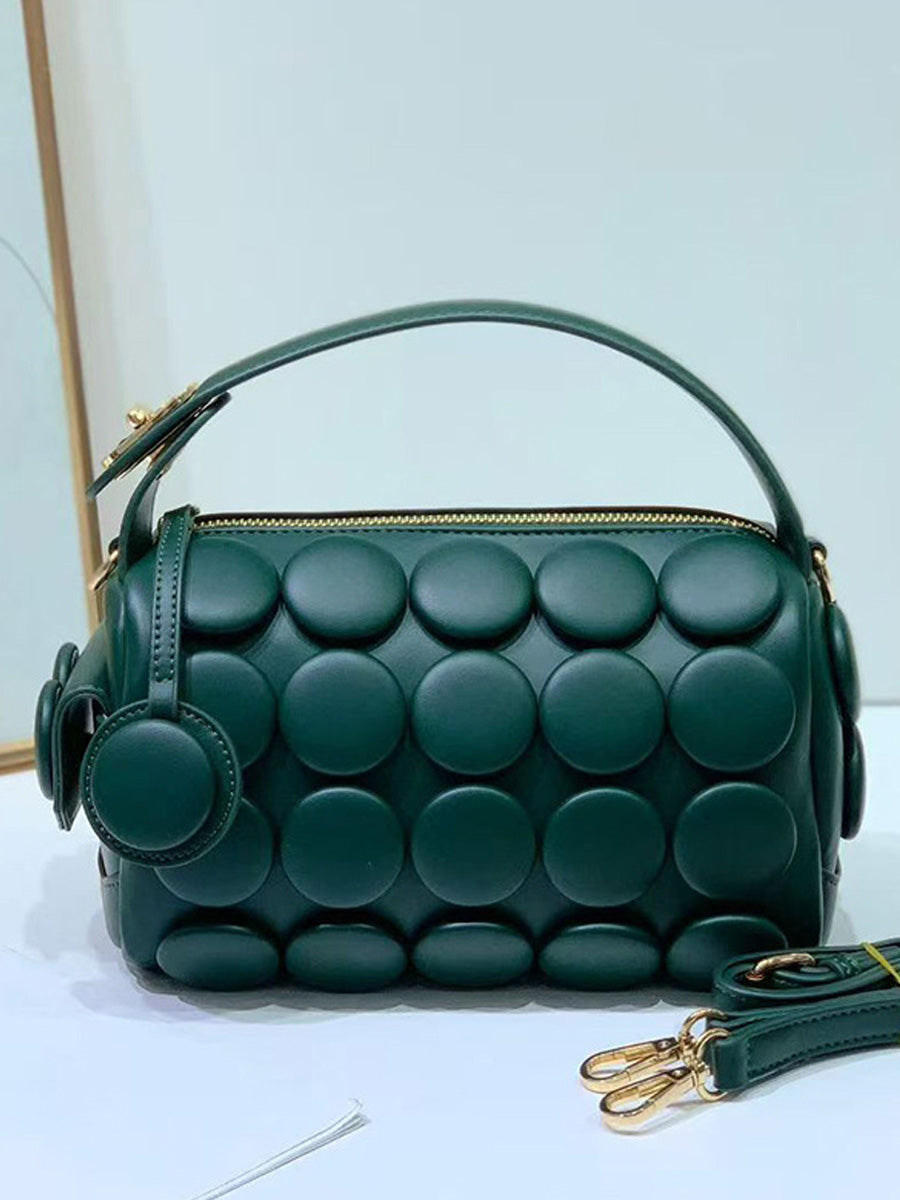 Rhea Button Cylinder Bag