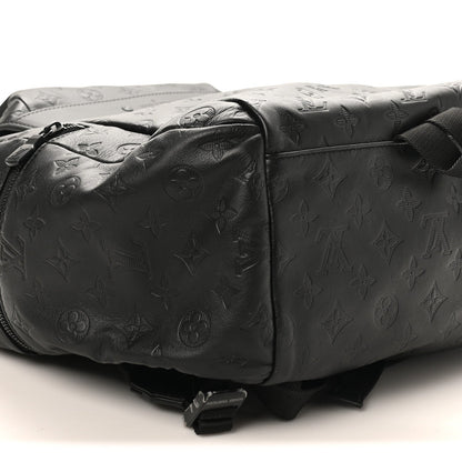 Calfskin Monogram Shadow Discovery Backpack Black