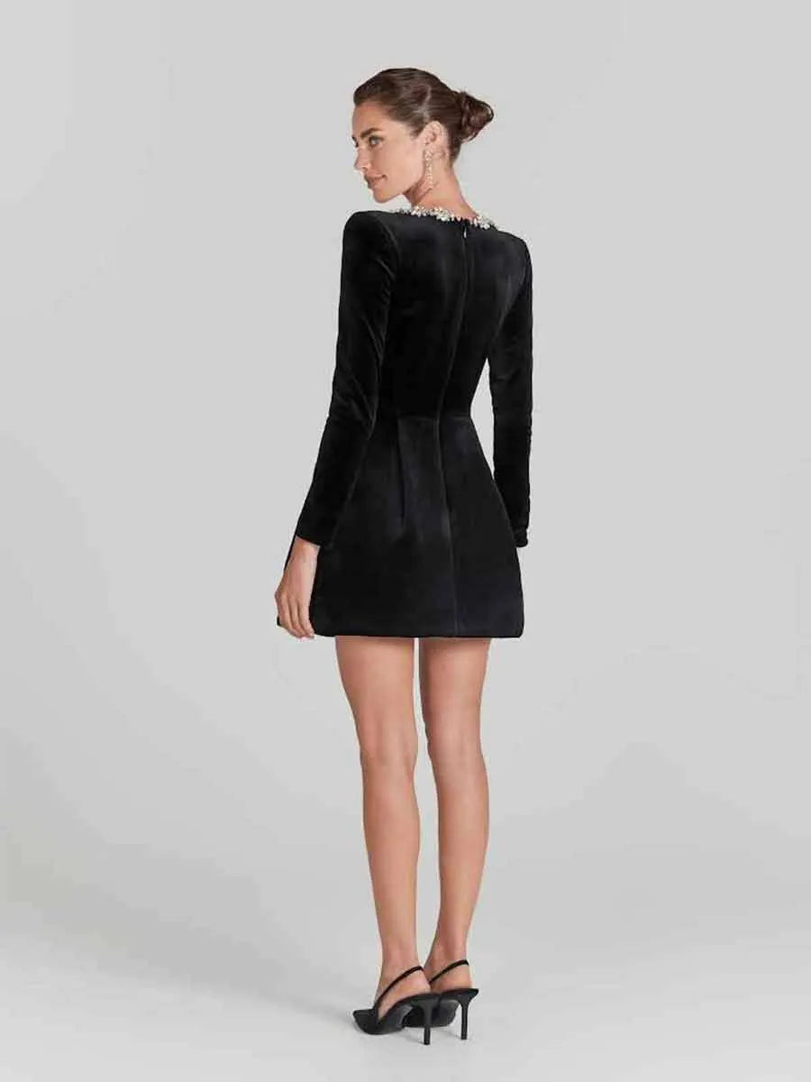Nyla Classic Square Neck Mini Dress