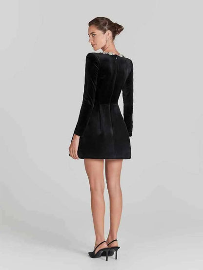 Nyla Classic Square Neck Mini Dress