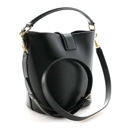 Smooth Calfskin Triomphe Small Louise Bag Black