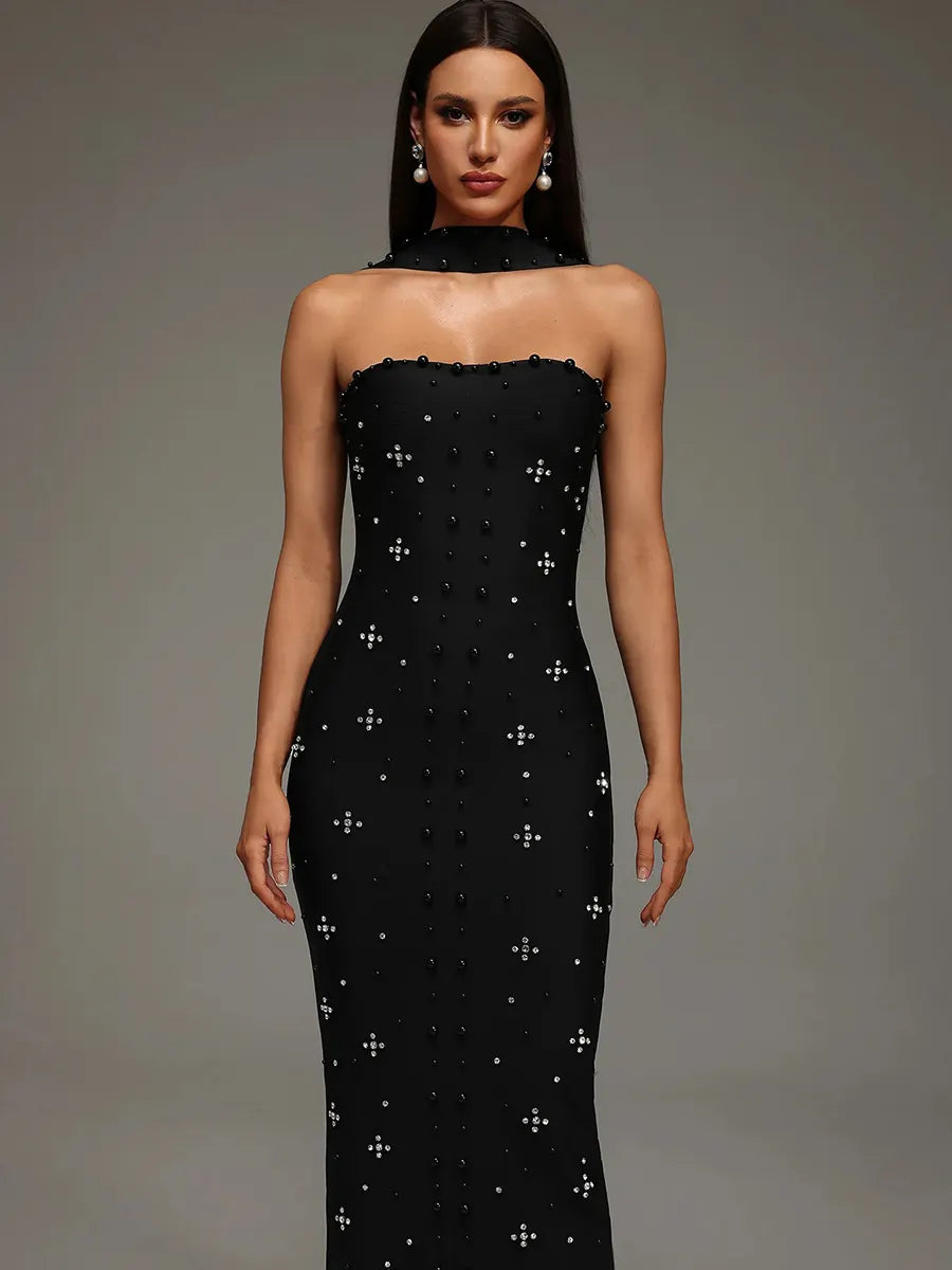 Calliope Maxi Dress In Black