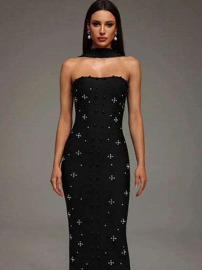 Calliope Maxi Dress In Black
