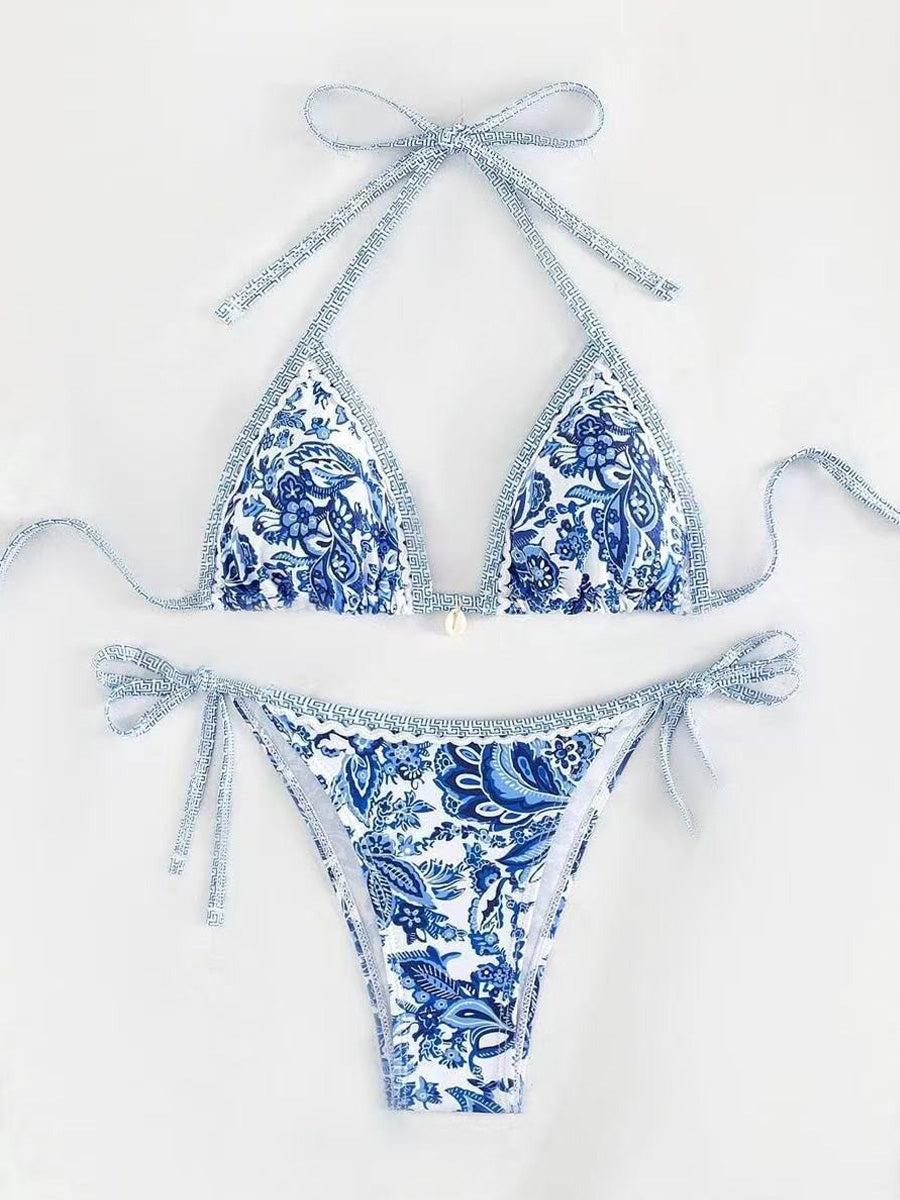 Isadora Floral Trim Bikini