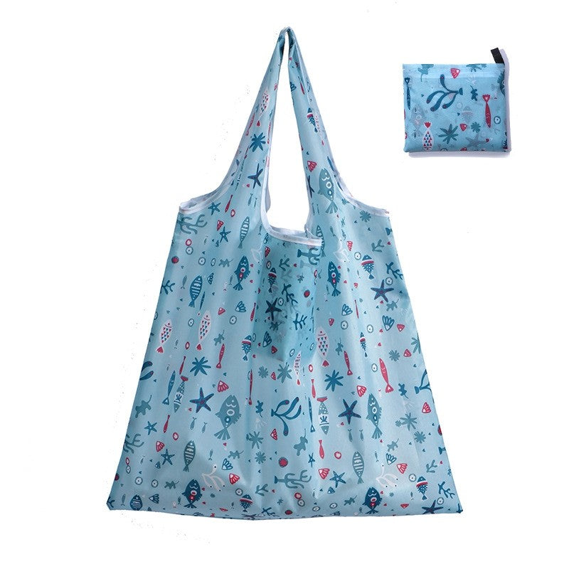 Large Capacity Foldable Shopping Bag Portable Print