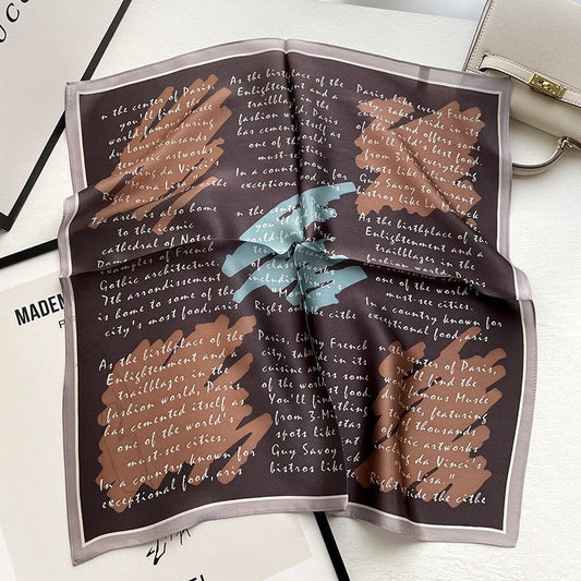 Silk Print Scarf