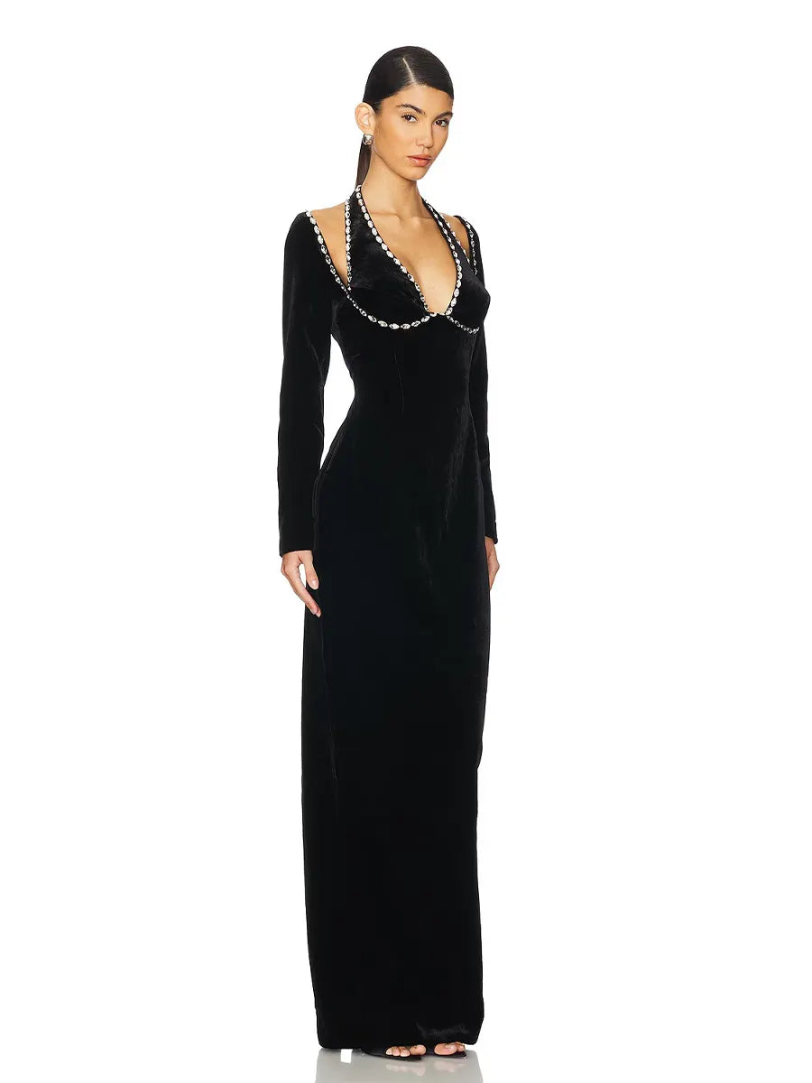 Azalea Maxi Dress In Black