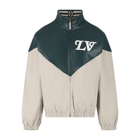 LV 25SS Mixed Leather Sweatshirt/Jacket 491946