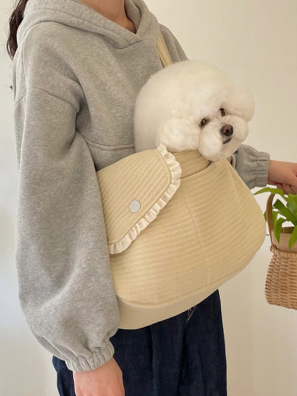 Cute 4 Colors Falbala Pet Bag Accessories