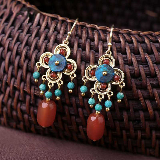 New Original Design Is Classic, Fashionable, Red, Exquisite, Elegant Earrings, Slimming Earrings, And Ear Clips For Women