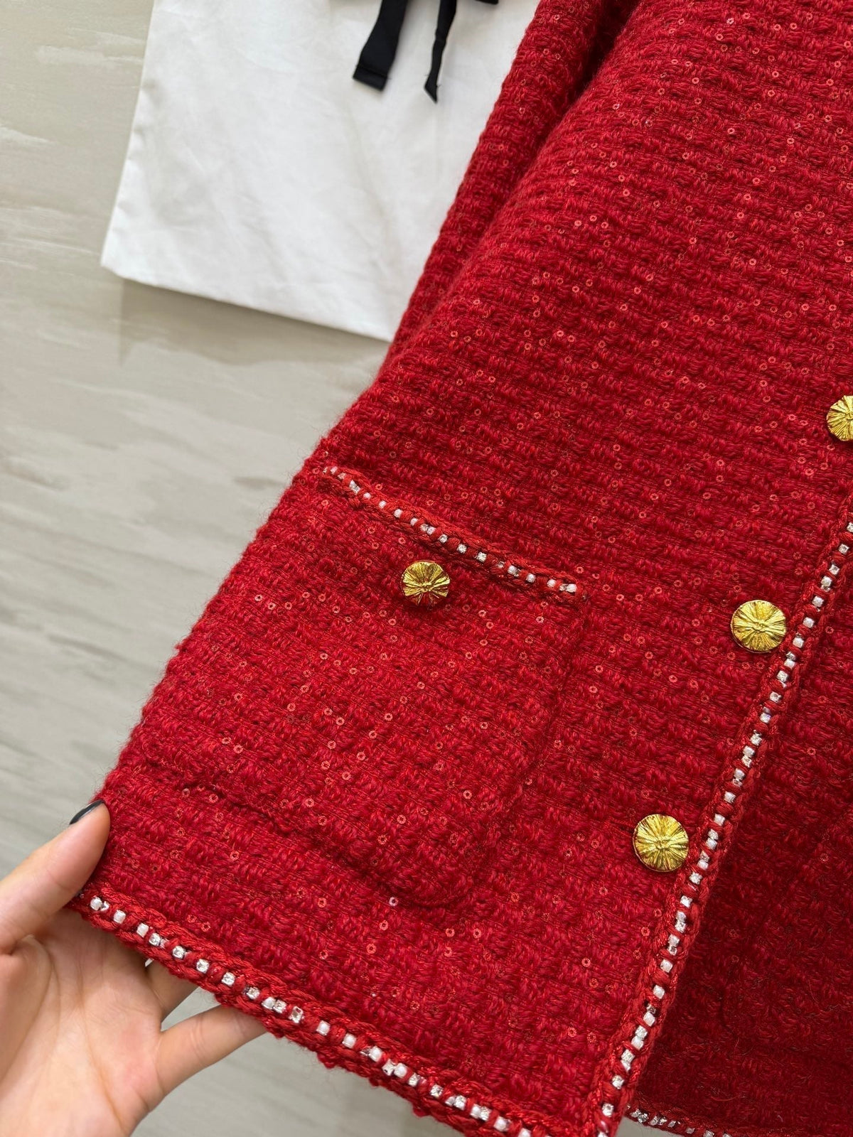 CC 26s Set Red Woven Tweed 344766