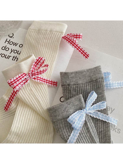 Rufia - Ballet Check Summer Socks - Classic &amp; Airy