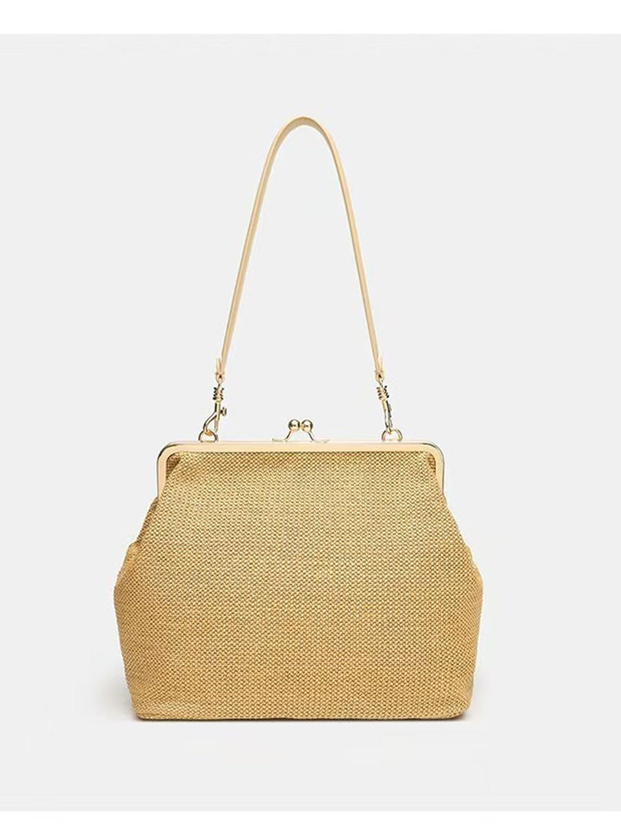Elise Rhinestone-Woven Bag