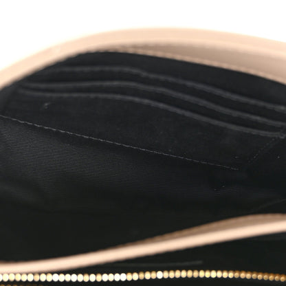 Calfskin Y Quilted Monogram Toy Loulou Crossbody Bag Dark Beige