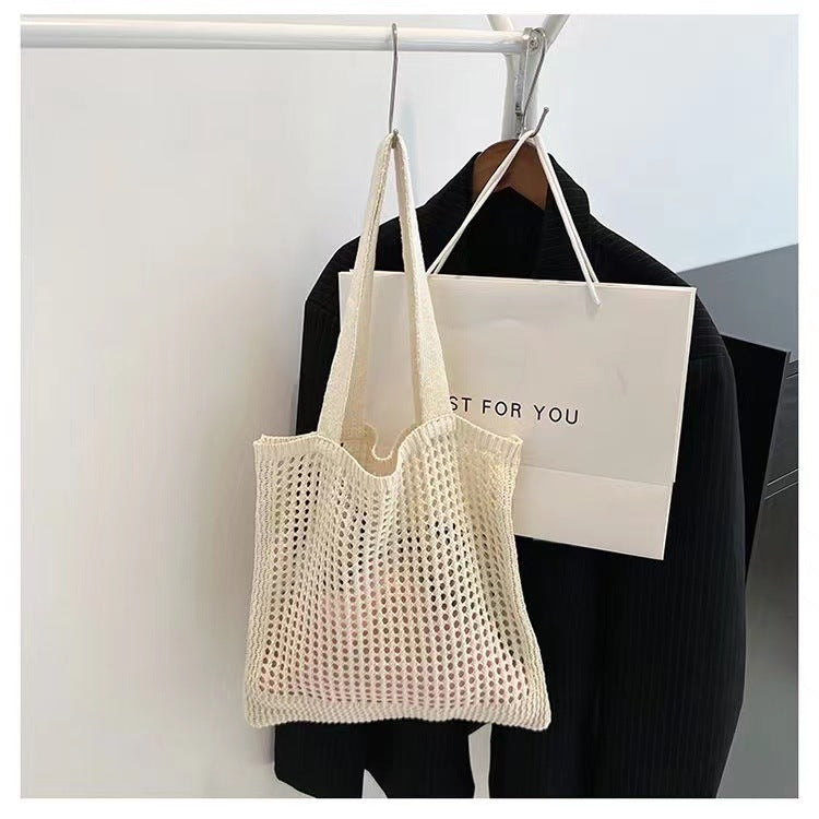 Crochet Tote Bag Tote Handbag Knit Bag
