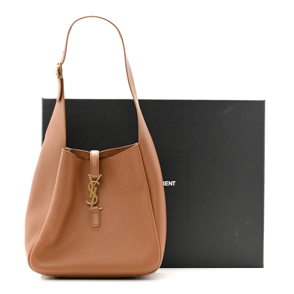 Grained Calfskin Small Le 5 A 7 Supple Hobo Fox