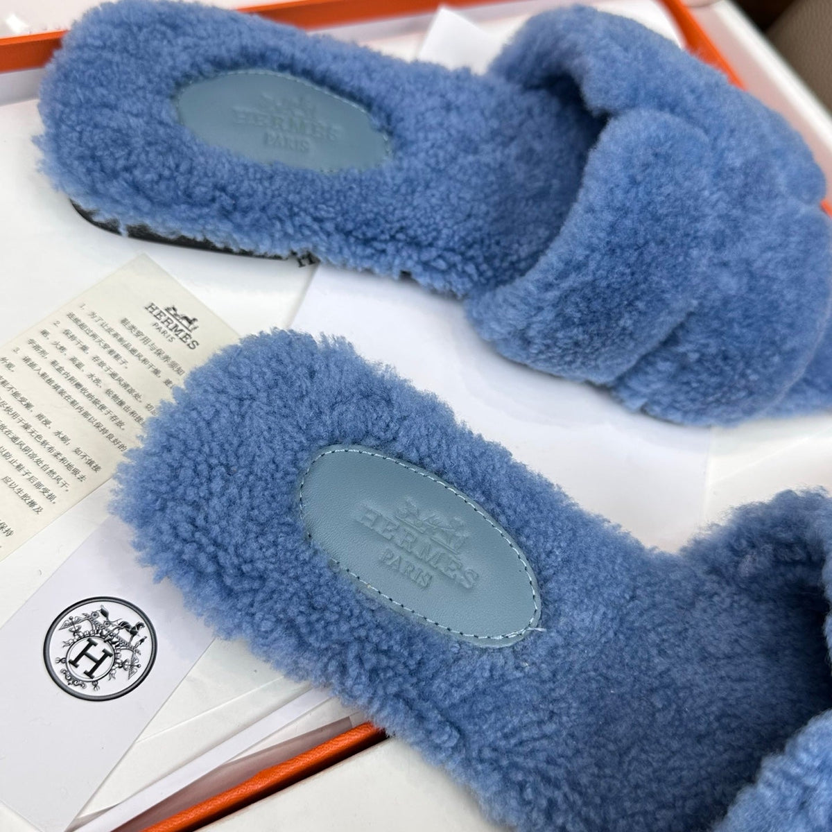 HM Oran Sandal Blue Wool 598199