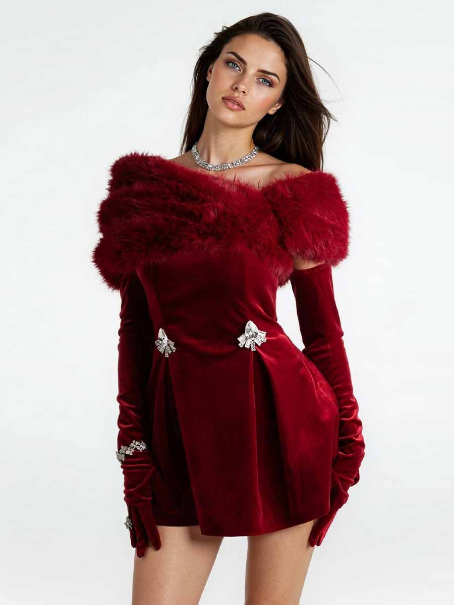 Danika Velvet Mini Dress