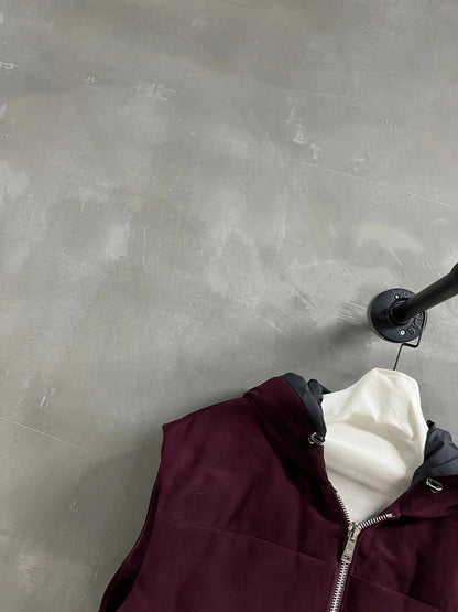 PRADA 25S SUEDE DOWN VEST 385