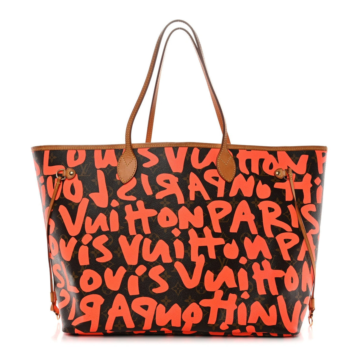 Monogram Graffiti Neverfull GM Orange