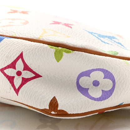Monogram Multicolor Pochette Accessories White