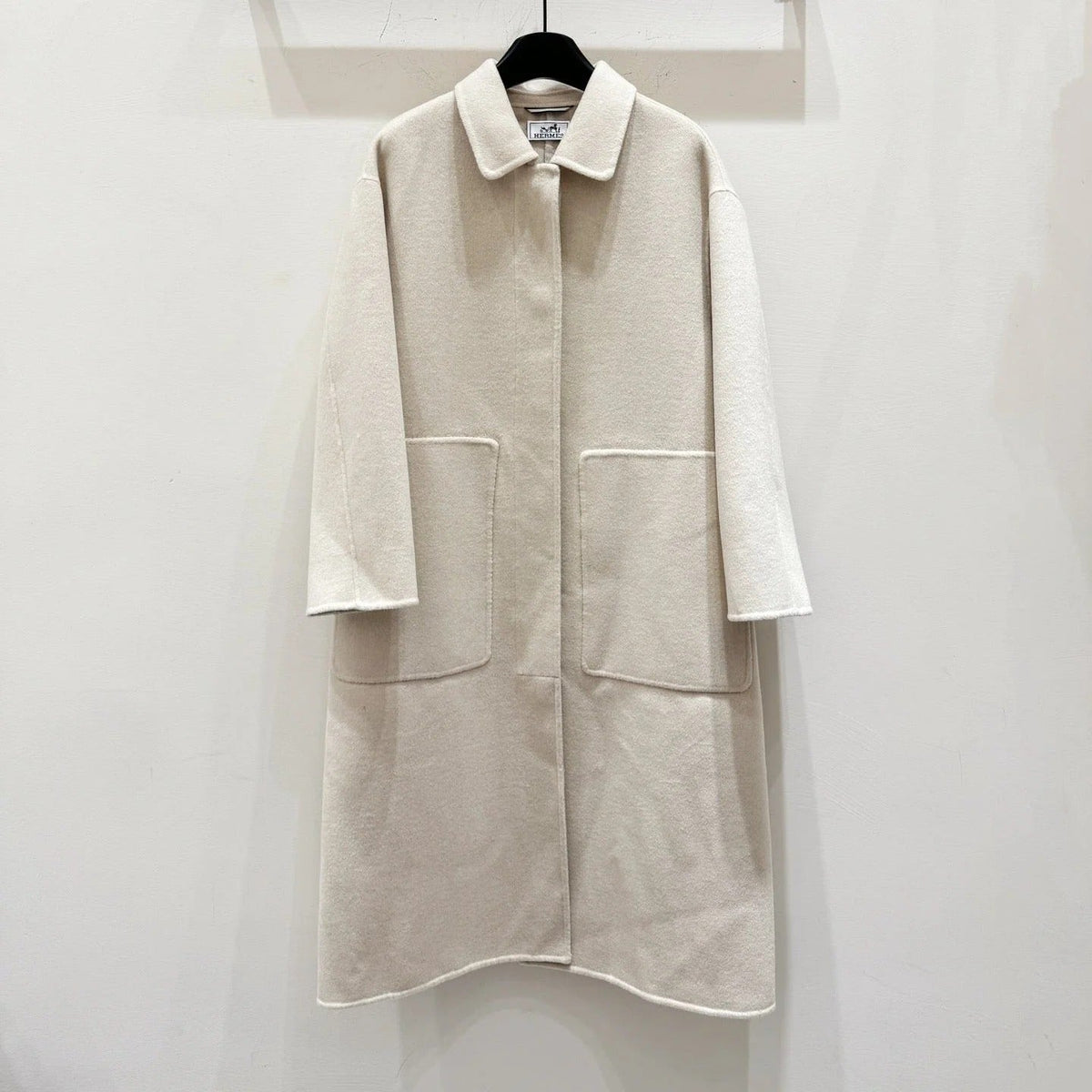 HERMES 25S LONG CASHMERE COAT 154