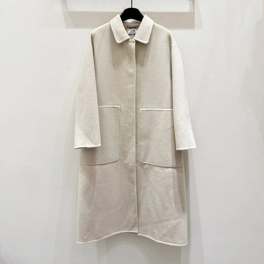 HERMES 25S LONG CASHMERE COAT 154