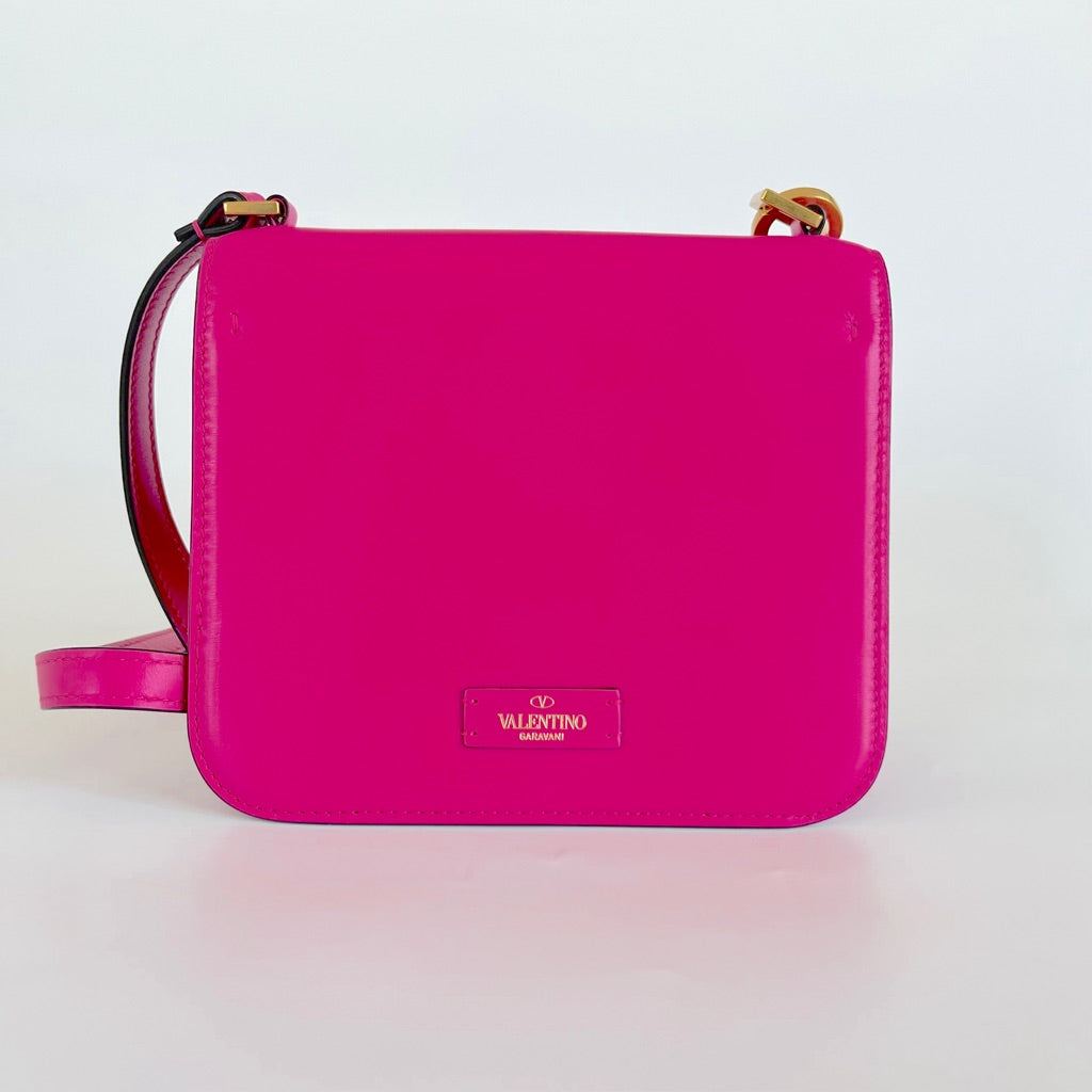 Valentino Fuchsia Small VSLING Cross Body Bag