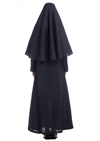 Classic Nun Costume Lightweight Polyester Religious Outfit