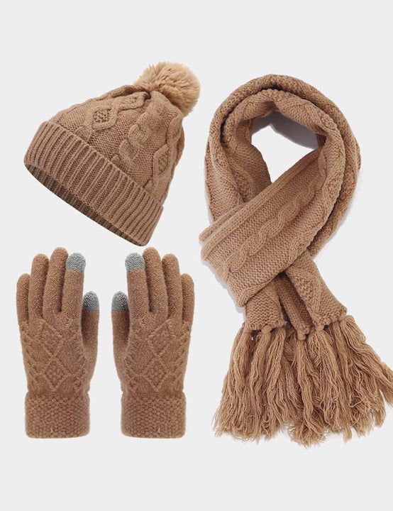 Black Winter Gloves