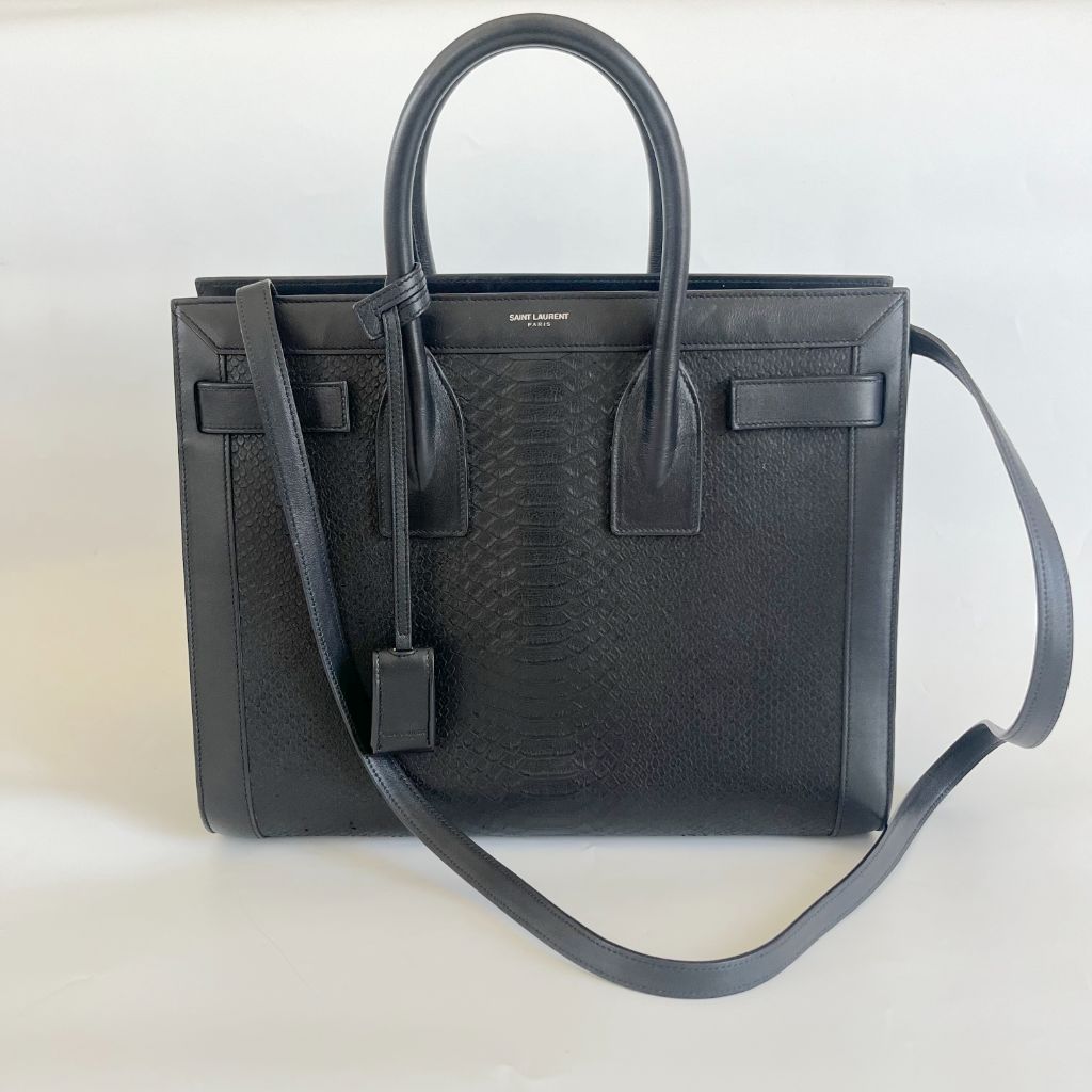 Saint Laurent Sac De Jour Python Small Bag