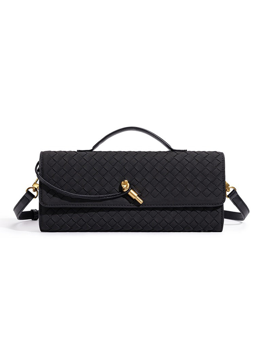Aurora Hand-Woven Matte Cowhide Bag