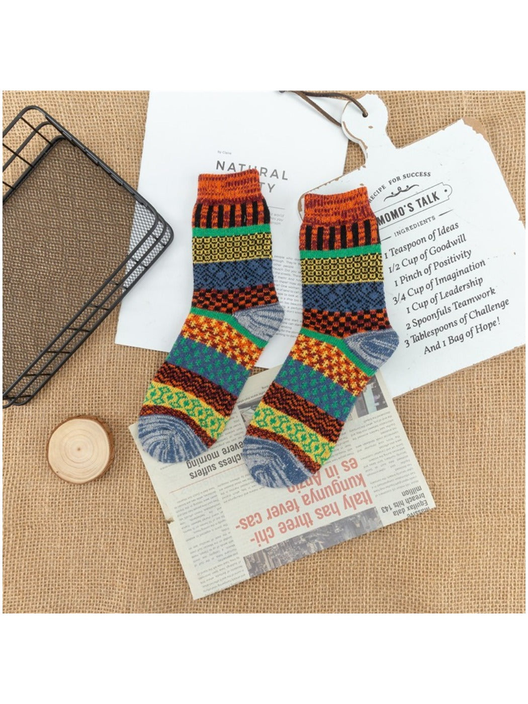 Rufia - Thick Mid-calf Socks for Winter