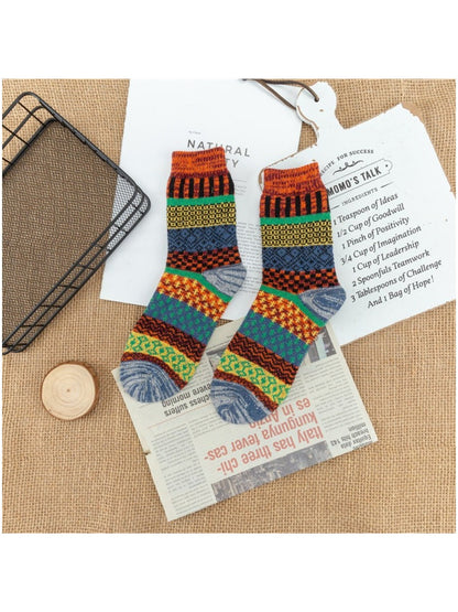 Rufia - Thick Mid-calf Socks for Winter